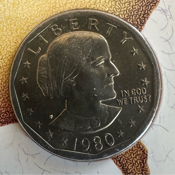 1979–1980 Susan B. Anthony Dollar Set – Uncirculated P/D/S (6 Coins) in Display - Picture 16 of 16